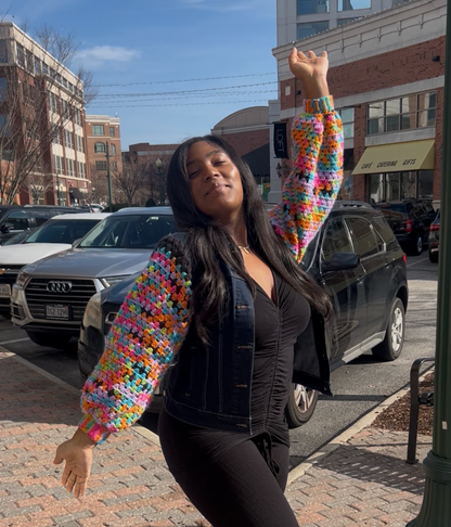RTS {S/M} Fruity Pebbles Jacket