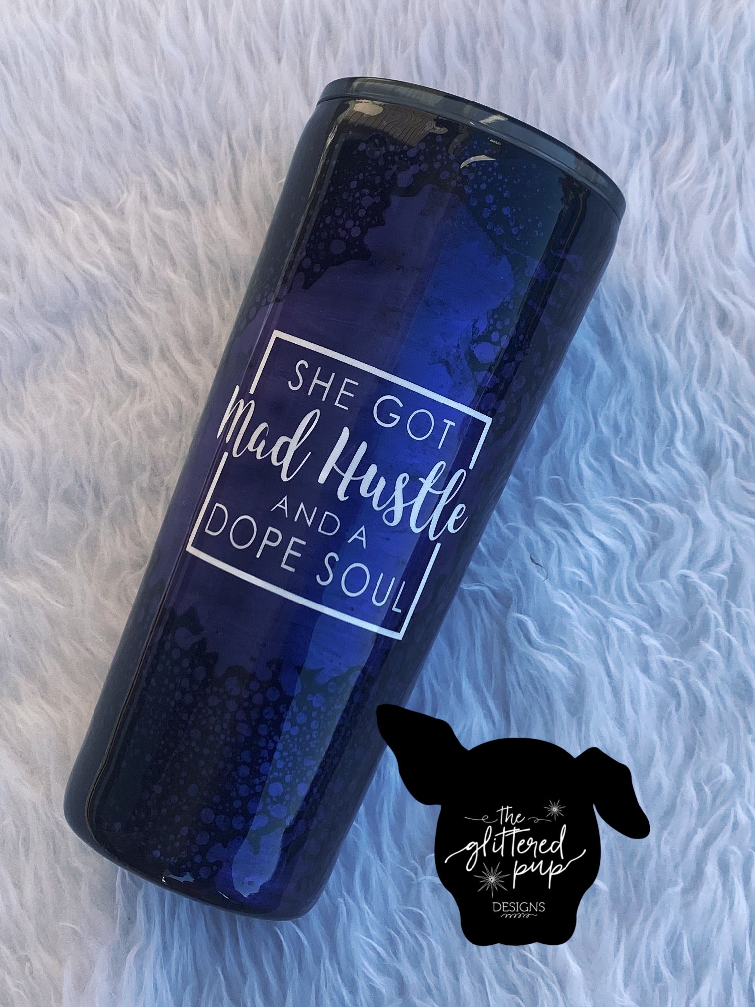 RTS {Mad Hustle Purple Power Wash} Tumbler