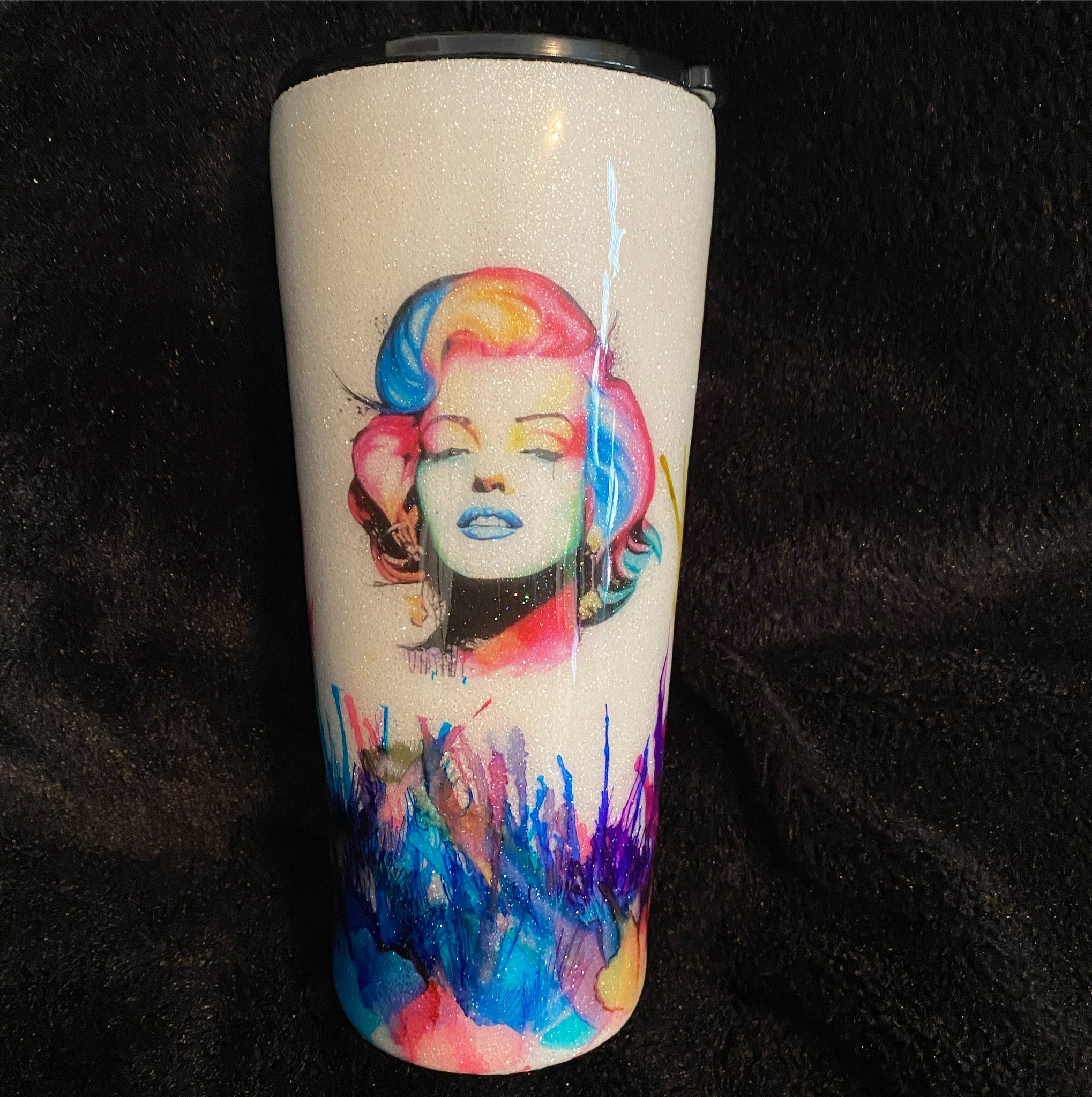 MTO {Marilyn Alcohol Ink} Tumbler