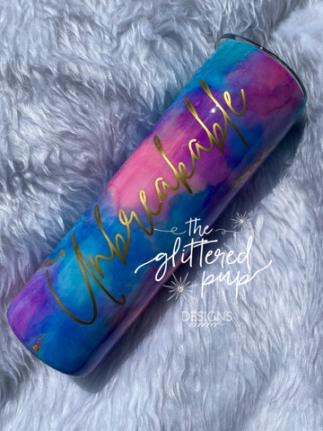 RTS {Unbreakable Watercolor} Tumbler
