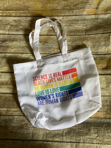 RTS {Science is real} Tote Bag