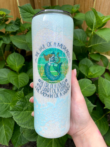 RTS {Soul of a Mermaid Powerwash} Tumbler