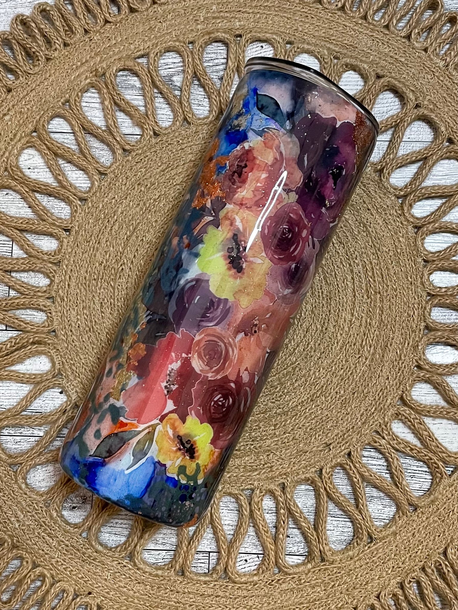 RTS {floral 20oz} Tumbler