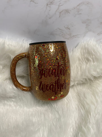 RTS {Sweater Weather} Mug Tumbler